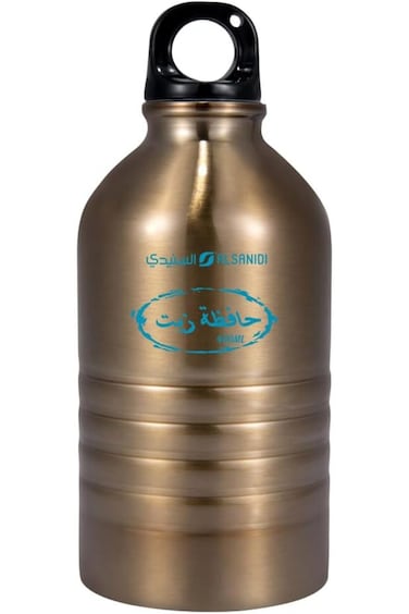 السنيدي 6973874035567 زجاجة زيت، حاوية سوائل، فضي، 400 مل