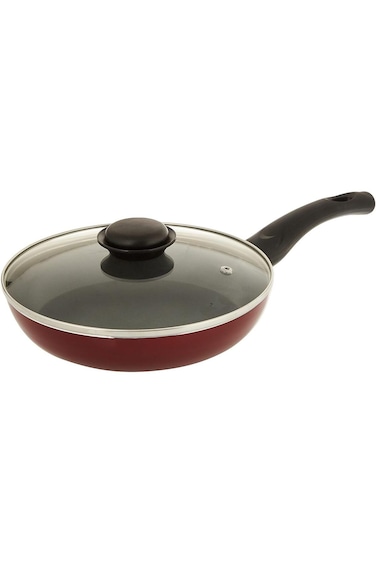 Royalford Frying Pan, 22 cm- Aluminum Non-Stick Fry Pan &ndash; Ergonomic Handle - Saute Pan/Deep Frying
