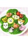 Khazna Egg Rice Mold, 6pcs Cartoon Cute Boil Shape Egg Sushi Rice Making Moulder Decorating Fondant
