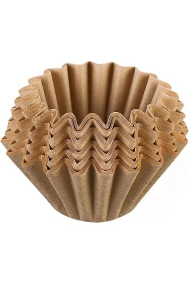 MIBRU Coffee wave shape 155mm filter for drip coffee brown Unlock Richer Flavor with Our 155mm Wave