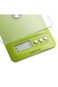 ميزان مطبخ زجاجي من لوازم - أخضر - ميزان طعام رقمي حتى 5000 جرام بدقة 0.1 جرام - شاشة LCD