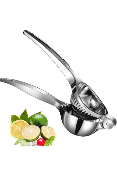 Portalov Lemon Squeezer, Stainless Steel Handhelp Juicer for Lemon, Hand Press Citrus Juicer, Lime