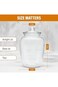 Acrylic Jars with Airtight Lid, Large Apothecary Containers, Kitchen Canisters for Cookies, Flour,