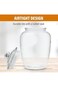 Acrylic Jars with Airtight Lid, Large Apothecary Containers, Kitchen Canisters for Cookies, Flour,