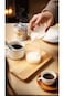 Sweet seven&reg; Glass Creamer Mini Milk Jug for Coffee &amp; Tea - 120ml Kitchen Sauce Cup, Elegant Glass