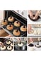 ALMEKAQUZ Donut Mold for Baking,Donut Pans Set,6 Pieces Pastry Molds for Bagel and Doughnut Cake Pa