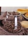 KASTWAVE Airtight Glass Storage Jar with Bamboo Lid, 400 ML Decorative Container for Coffee, Spices