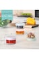 P PIPITA 6 Pcs Salad Dressing To Go Container， 2.7 oz Glass Small Condiment with Lids, Dipping Sauc