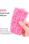 4 PCS Letters Molds and Numbers Molds, Silicone Fondant Mold Chocolate Molds 0-9 Number Handmade So
