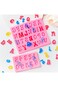 4 PCS Letters Molds and Numbers Molds, Silicone Fondant Mold Chocolate Molds 0-9 Number Handmade So