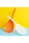 Typutomi 2pcs Large Scoop Colander Strainer, Multifunctional Plastic Skimmer Spoon with Handle Past