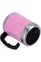 Royalford RF5484PN 11OZ Double Wall Travel Mug - Portable with Comfortable High Grip Handle, &amp; High