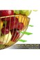 ALMEKAQUZ Wire Fruit Basket Gold Fruit Bowl for Kitchen Counter Wave Fruit Basket Serving Bowl Wire