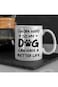 كوب مضحك للكلاب، أعمل بجد حتى يتمكن كلبي من الحصول على حياة أفضل، أكواب قهوة سيراميك، أكواب 11 أونصة، عيد ميلاد