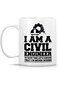 Retreez Funny Mug - I'm a Civil Engineer Assume Never Wrong 11 Oz Ceramic Coffee Mugs - Funny, Sarc
