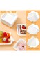 MAKINGTEC Paper Dessert Plates, Small Disposable Plates Paper Plates Bulk, White Cake Appetizer Pap