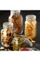 Glass Canning Jar 2L 67oz Clear Multipurpose Storage Canning Jar for Cereal, Sweets and More