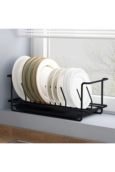 ALMEKAQUZ Expandable Dish Drying Rack Over The Sink Adjustable Dish Rack in Sink Or On Counter Dish
