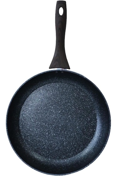 BRITISH CHEF Marble Coated Frypan - 5 Layer Nonstick Coating With 3mm Thick, Induction Bottom- BC10
