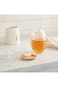 SYOSI Honey Jar, 265ml Transparent Honey Bottle Sealed Honey Pot Beehive-shaped Jam Jar Honeycomb P