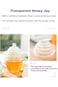 SYOSI Honey Jar, 265ml Transparent Honey Bottle Sealed Honey Pot Beehive-shaped Jam Jar Honeycomb P