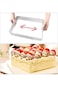 Azonee Cake Mold Adjustable Cake Ring, Stainless Steel Rectangular Square Mousse Mold from 5.9" to