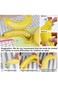 Oasisgalore 3Pcs Banana Case, Cute Banana Protector Storage Box, Portable Banana Holder for Lunch B