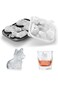 Aputue Ice Cube Tray, Silicone Novelty Ice Molds for Dog Lovers, Fun Shapes 3D Corgi Dog Ice Cube T