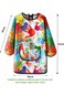 Kids Painting Clothes Waterproof Apron, Art Graffiti Play Long Sleeve Smock with Pockets, for Child