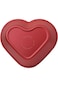 Tramontina Brasil 24cm 1.1L Red Heart Shaped Aluminum Cake Mold with Starflon Max PFOA Free Nonstic
