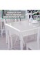 Kuber Industries Dining Table cover 6 Seater Transparent Dining Table Cover Table Cover for Home D?