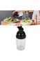 Salad Dressing Shaker, Plastic Clear Measuring Bottle for Mixing Ranch Sauce BPA Free PP Salad Dres