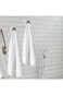 KASTWAVE 3 Pieces Towel Holder Sticky Hooks, Self Adhesive, Wall Mount, Stainless Coat Hooks for Ba