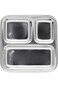 RAJ PAV BHAJI SQUARE TRAY, 3 COMPARTMENT TRAY, RPBT01, THALI, COMPARTMENT PLATE, SERVING TRAY