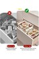 Owving Spice Compartment Box,Masala Boxes Removable Dosing box with 8 Compartments &amp; Transparent Li