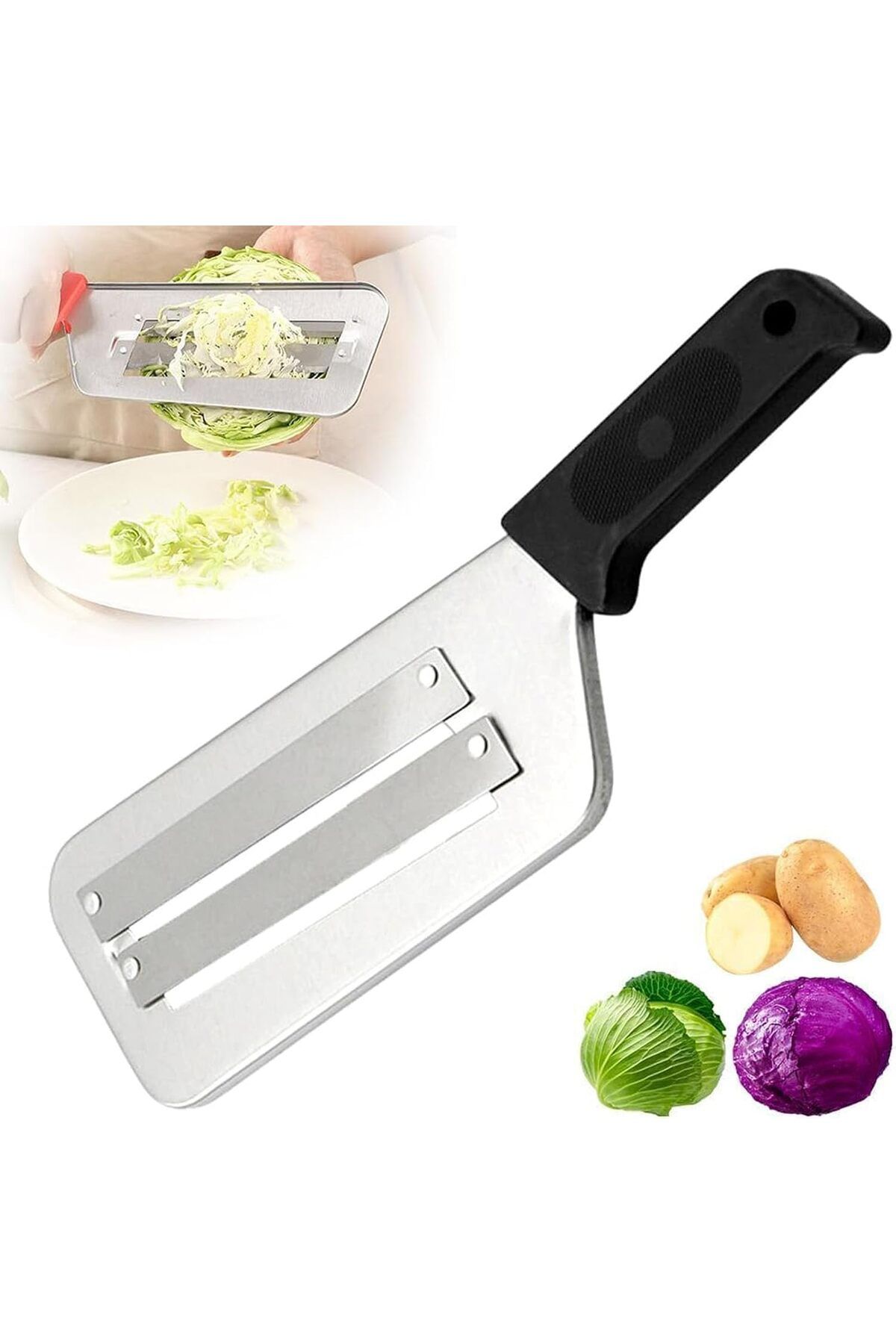 Buy ALMEKAQUZ Cabbage Chopper Shredder, 1 Pack Cabbage Cutter Knife ...