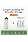 SHOTAY 1.5L Sports Water Bottles Half Gallon Motivational with Time Marker Removable Straw, BPA Fre