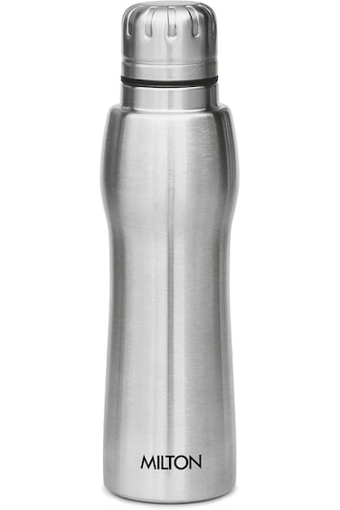زجاجة مياه ميلتون من الفولاذ المقاوم للصدأ، سعة 635 مل، بجدار واحد، خالية من مادة BPA، مانعة للتسرب، مقاومة للصدأ، سهلة الإمساك