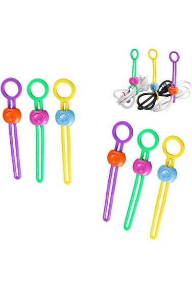 AGREON 6 Pack Sealing Clips, Reusable Food Clips, Detachable Sealing Ties, Bread Bag Clips, Bag Sea