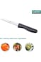 Godrej Locking Solutions and Systems Cartini Vegetable Knife,Stainless Steel, Size-21.5cm-Colour -B
