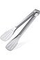 Aputue Kitchen Tongs, Cooking Tongs for Easy to Clean, Food Grade 304 Stainless Steel Kitchen Tongs
