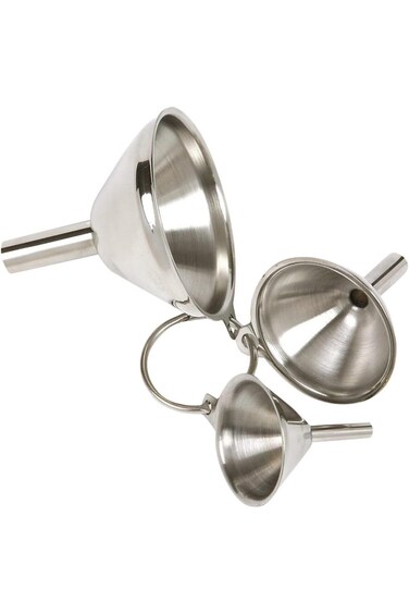 قمع صغير من توبي، قمع فم صغير، قارورة تعبئة من الفولاذ المقاوم للصدأ، قارورة بيرة سائلة، زيت، أدوات مطبخ