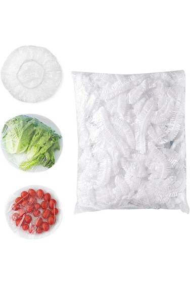 Homelove Fresh Keeping Bags,100pcs Food Covers,Reusable Elastic Food Storage Covers, Plastic Sealin