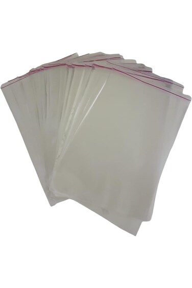 أكياس بلاستيكية ذاتية اللصق للتغليف والتخزين، 100 قطعة، أحجام مختلفة (5 × 3 بوصة)