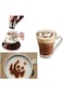 16Pcs/1Set Coffee Printing Model Thickening Coffee Latte Cappuccino Barista Art Stencils/Cake coffe