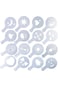 16Pcs/1Set Coffee Printing Model Thickening Coffee Latte Cappuccino Barista Art Stencils/Cake coffe