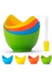 YelaJoy 4Pcs Egg Poachers, Silicone Egg Poacher Cups, Nonstick Egg Poaching Cups, Poached Egg Cooke