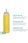 Xspring Condiment Squeeze Bottles, Plastic Squeeze Bottles with Twist on Cap Lids, Salad Dressing B