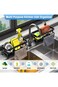 Kitchen Sink Caddy, Stainless Steel Sink Organiser with Drip Tray, Kitchen Sink Countertop Sponge O