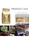 1Ib 10PCS Resealable Coffee Storage Bag with Zipper Lock, Gold Metallic, Stand-Up Pouch